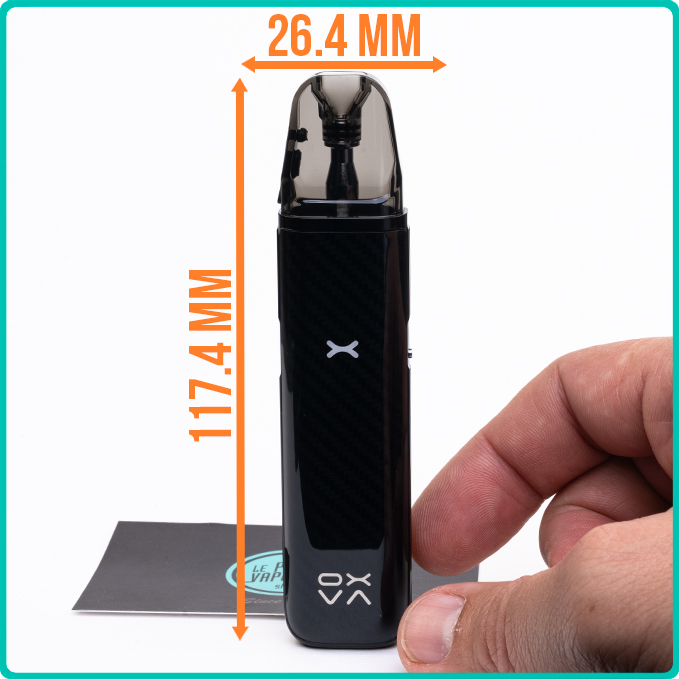 Dimensions du Pod Xlim Go 2 Oxva